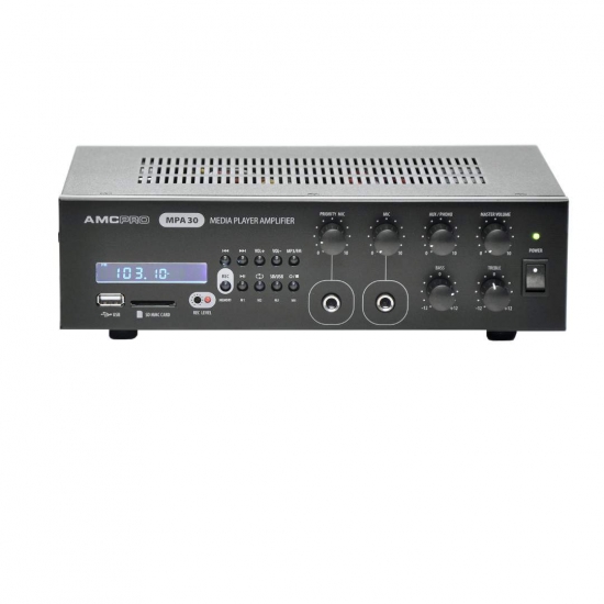 Mediaspelare/Mixerf�rst�rkare i gruppen Hembioutrustning hos Ask�s Testmilj� 2 (AMC-MPA30)