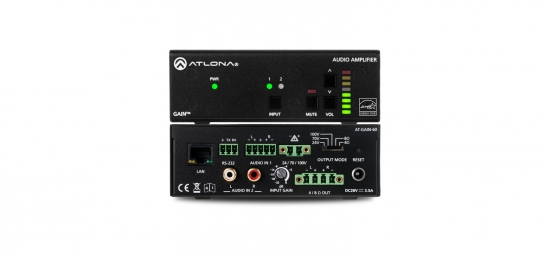 Ljudligf�rst�rkare stereo/mono 60W i gruppen Hembioutrustning hos Ask�s Testmilj� 2 (AT-GAIN-60)