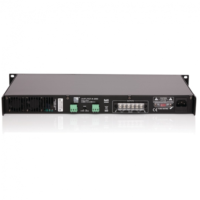 Endsteg 2x200W