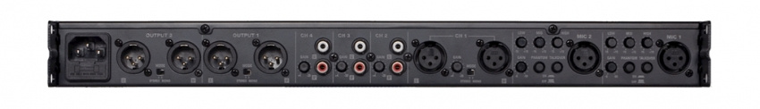 F�rlifier, 2xMic, 4xLine, 2 Stereozoner, EQ, 19